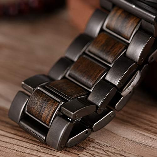 2win Engraved Wooden Watch for Boyfriend My MAN Fiancé Husband Customized Personalized Wood Watches for Men Birthday Anniversary Personalized Watch