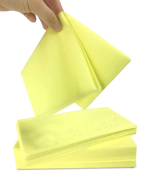 Yellow Dust Cloth Various Sizes 50ea/pack (17" x 24")
