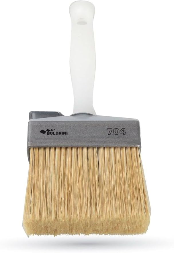 Meoded Lime Wash Brush – Professional Crosshatch Brush for Limewash & Mineral Paints, Natural Bristle Blend
