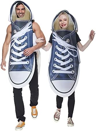 EraSpooky Adult Sneaker Costume Funny Halloween Couples Shoes Outfits
