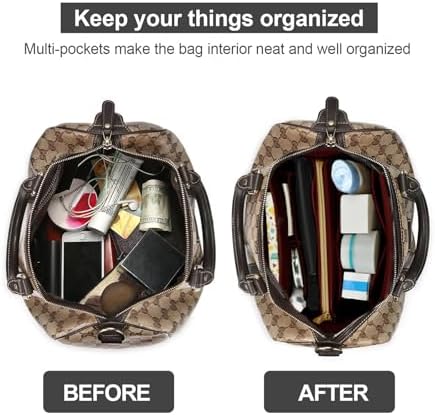 OMYSTYLE Purse Organizer Insert, Felt Tote Bag Organizer Insert with 5 Sizes, Handbag Dividers for Inside Purse, Compatible with Longchamp, Neverful, Speedy and More