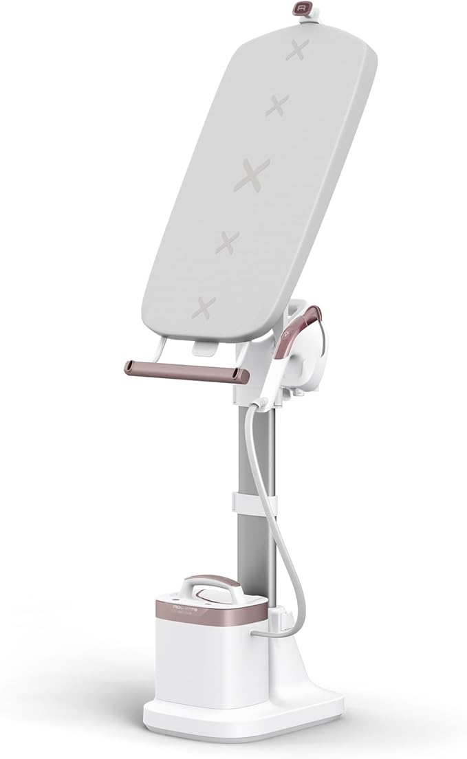 Rowenta IXEO Vision Steamer for Clothes with Ironing Board, All-in-One Steaming & Ironing,