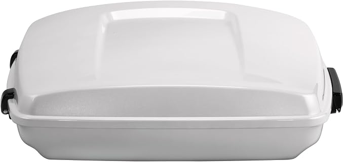 Razor Trunk W/Latch Key Fit For Harley 2014-2025Touring CVO Road King Street Glide Electra Glide Ultra Limited Trunk White Onyx Pearl