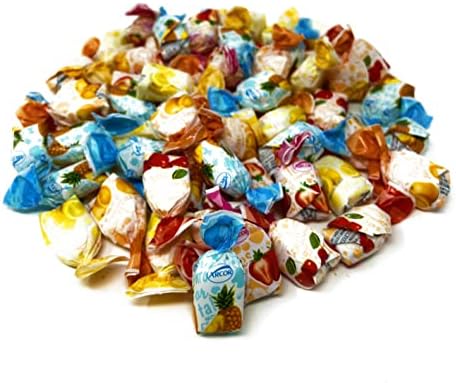 Fruit Filled Hard Candy Bon Bons, Strawberry Cherry Pineapple Lemon, 16 Oz