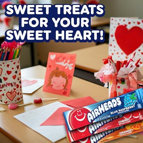 Airheads Mini SOURS Candy Bars,Sour Watermelon Punch,Blue Blast,and Lemon Berry Squeeze 12oz Variety Bag,(Pack of 2)