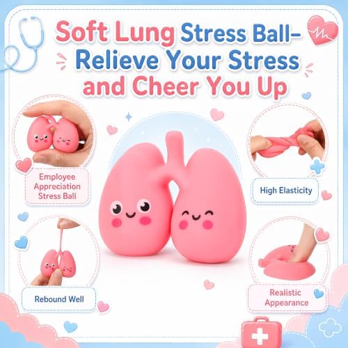 Thenshop 20 Pcs Respiratory Care Week Gifts Bulk for Respiratory Therapist