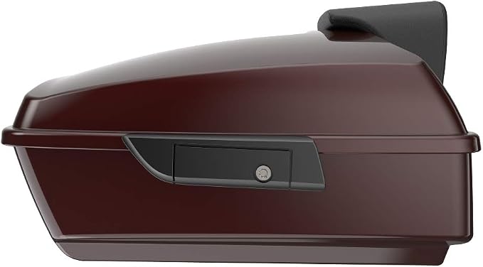 Advanblack Road Glide Tour Trunk Pack Twisted Cherry Chopped Tour Trunk Pack Backrest Pad for '97-'25 Harley Touring Road King Street Glide Electra Glide CVO models