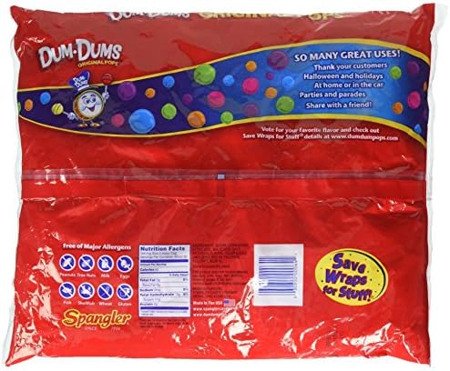 Dum Dum Pops 180 ct bag - assorted flavors