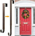Wreath Hanger,Adjustable Length 14.9-25 Inch Wreath Hanger for Front Door