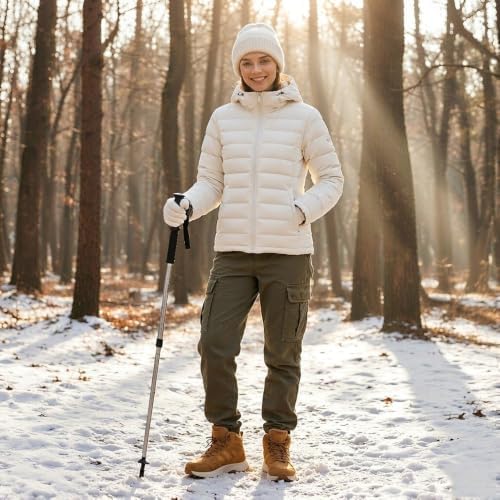 Winter Boots for Men and Women, Warm Fur-Lined Snow Boots with Slip-Resistant Outsole, High-Top Hiking Boots for Outdoor Walking and Cold Weather