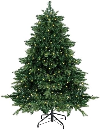 Naomi Home 4.5ft Artificial Prelit Rustic Christmas Tree
