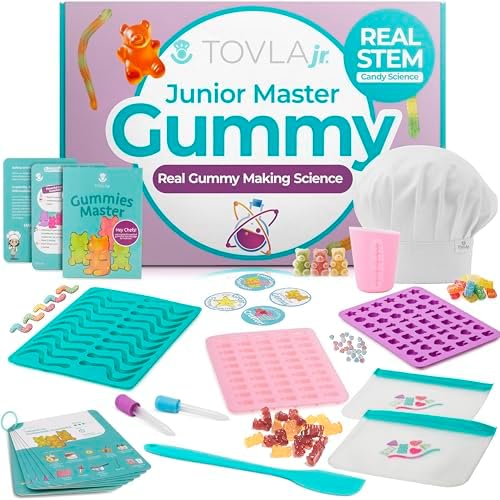 Tovla Jr. Kids Gummy Making Kit | Real Reusable Candy Science | Ages 6-12
