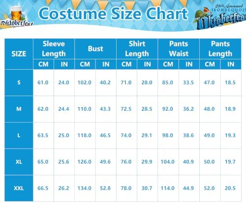 ALIZIWAY Halloween Oktoberfest Outfits Men with Necklace Socks Accessories