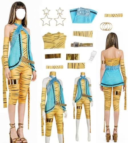 Party Costume Women New Yellow Outfit for Halloween Dress up Carnival