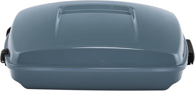 Razor Trunk W/Latch Key Fit For Harley 2014-2025 Touring CVO Road King Street Glide Electra Glide Ultra Limited Sharkskin Blue Firestorm Pack