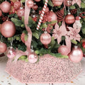 Christmas Tree Collar, 39 inch Sequin Tree Skirt Stand Base Cover for Home Decor (Rose Gold, X-Large)