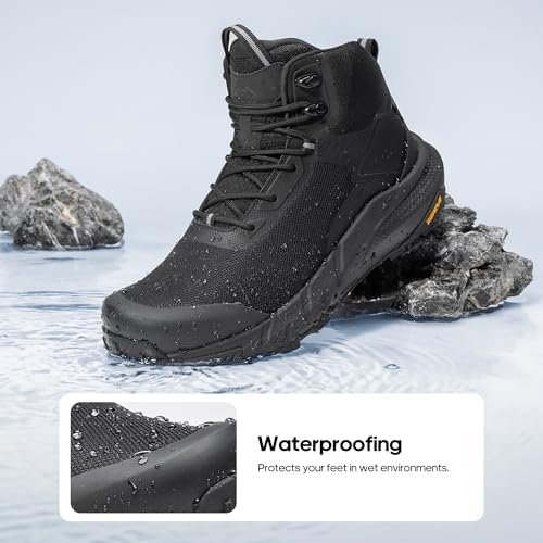 NORTIV 8 Men's Waterproof Military Tactical Work Boots