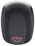 World Dryer - J-162A3 J-162 Airforce Automatic High-Speed Energy-Efficient Hand Dryer Aluminum Cover, Black 110-120V
