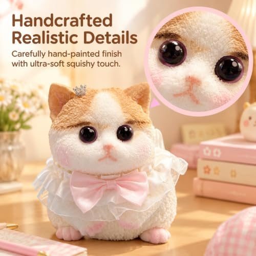 Big Taba Squishy Cat - Jumbo Kawaii Stress Relief Toy( Caramel Ragdoll )