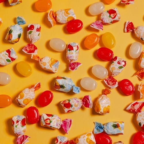 Cambie Assorted Fruit Hard Candy Individually Wrapped - 2 lbs Fruit Candy