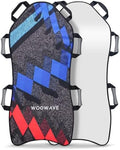 WOOWAVE 45"×18" Foldable Snow Sled, Black