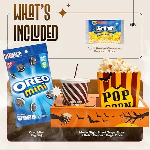Halloween Movie Night Supplies - Candy Variety Pack For Kids and Adults