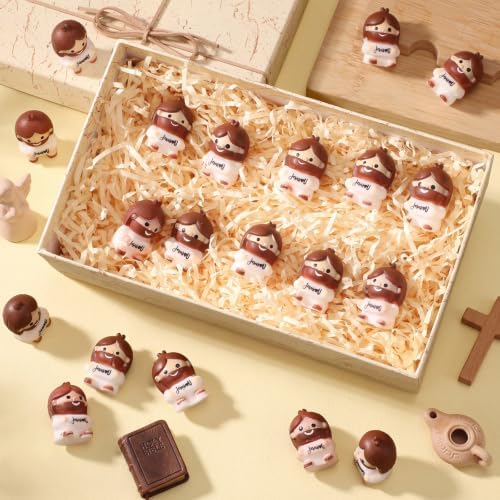 Thenshop 20 Pcs Jesus Loves You Figures Soft Ball Bulk Christian Gift