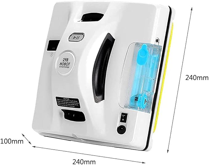 HOBOT-298 Window Cleaning Automatic Robot with Ultrasonic Water Spray, Intelligent Cleaning, AI Smart Route Plan, Replaceable Water Tank, and Control via Smartphone or Remote