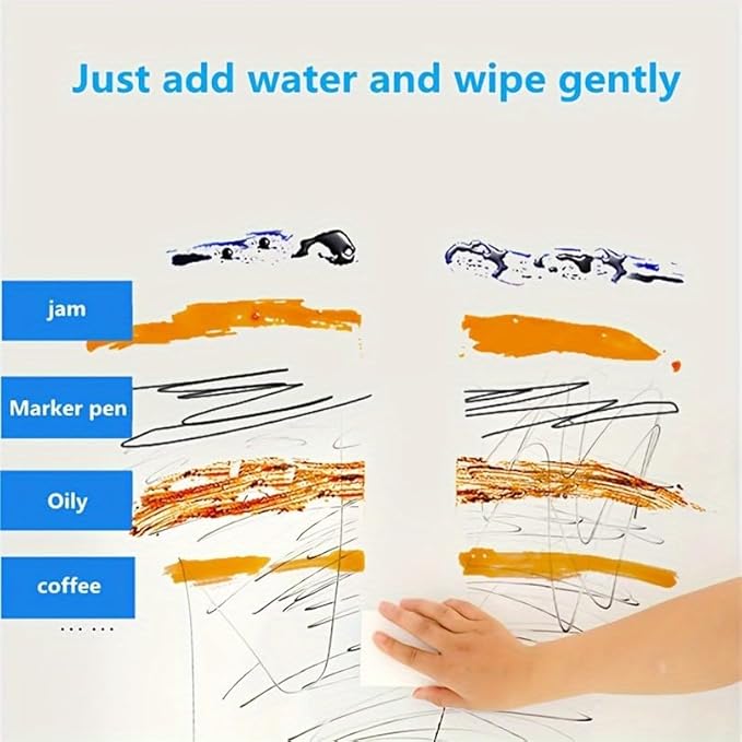 Nano-Sponge Magic Wipe Cleaning Tablets Clean Kitchen Utensils, etc (50)