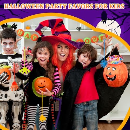 Halloween Treats Non Candy for Kids, 36-300 PCS Sticky Hands Party Favors
