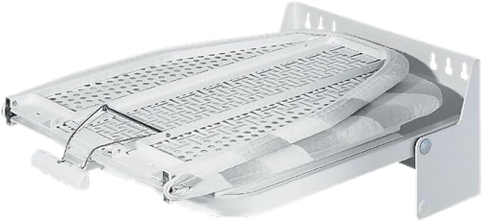 Wall-Mounted Ironing Board | Easy wall-mount installation with a fold-away design for compact storage in laundry rooms and small spaces.