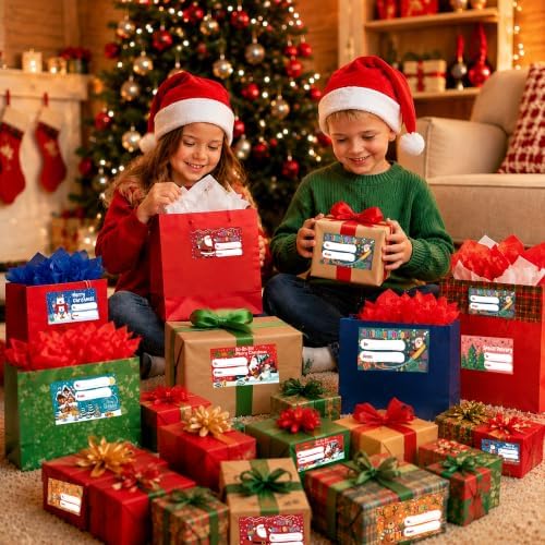 Christmas Gift Tags - 500 PCS Gift Tags for Christmas Presents