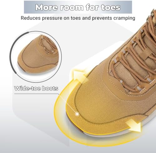 FitVille Men's Winter Boots,Extra Wide Width Thick Fur Lined Snow Boots