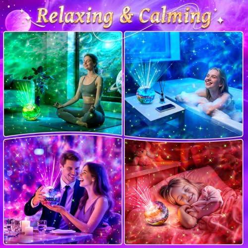 One Fire Galaxy Projector Whimsy Celestial Decor Dorm College Lamp