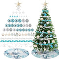 Seenelling 81 Pcs Beach Themed Christmas Tree Ornaments Set