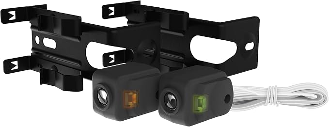 Chamberlain 820CB Garage Door Safety Sensor Replacement, 2-Pack | Works with all garage openers made after 1997, Includes brackets and 18 in wire, Auto-reverses on obstruction