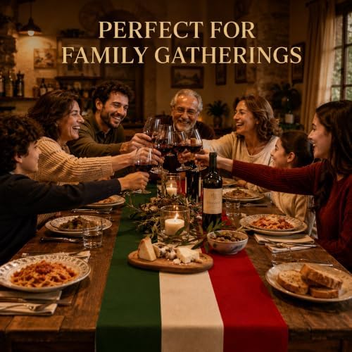 Italian Party Decorations - Italian Flag Table Runner