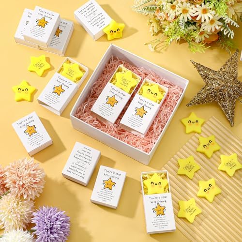 36 Sets Star Party Favors with Boxes Positive Gifts