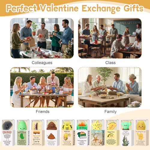 100 Sets Appreciation Gifts for Coworkers Employees Staff Mixed 10 Styles