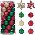 Valery Madelyn 50ct Christmas Tree Decorations Ball Ornaments 2.36 Inches