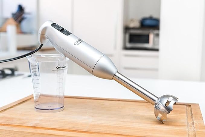 Cuisinart CSB-75BC Smart Stick 200 Watt 2 Speed Hand Blender, Brushed Chrome