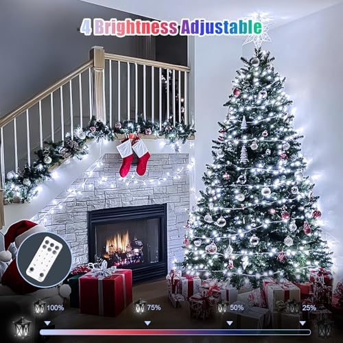 JMEXSUSS Christmas Lights, 600 LED 168FT Color Changing String Lights