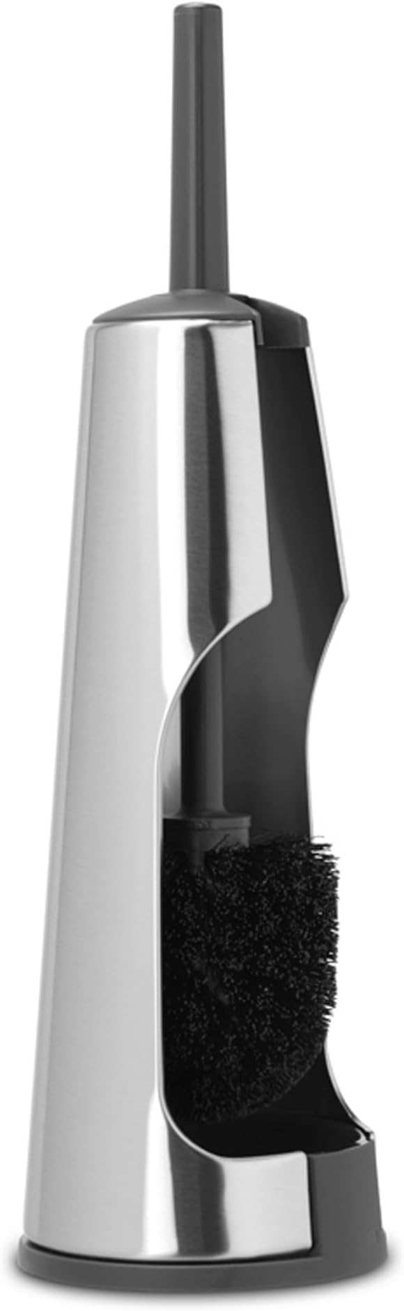 Brabantia 414640 Toilet Brush and Holder - Brilliant Steel, Steel/Black