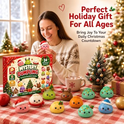 Christmas Squishies Advent Calendar 2026 Countdown for Adults