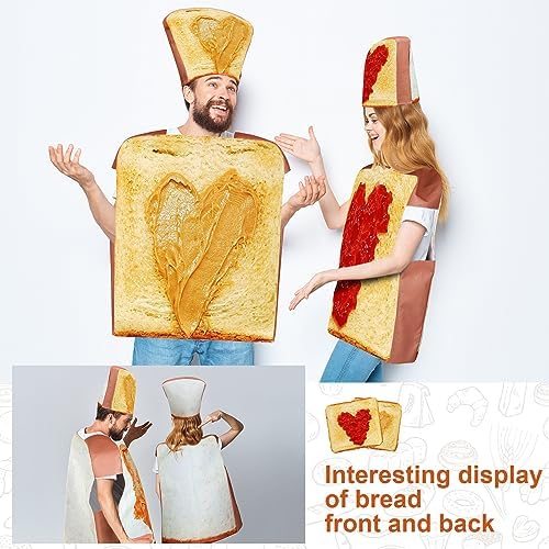 Marsui 2 Pcs Couple Halloween Food Costumes Cosplay for Adult