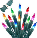 Multi-Colored Christmas Lights, 20FT 100Ct Incandescent Mini String Lights