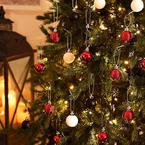 Valery Madelyn Small Christmas Tree Decorations Ball Ornaments 24ct 1.57"