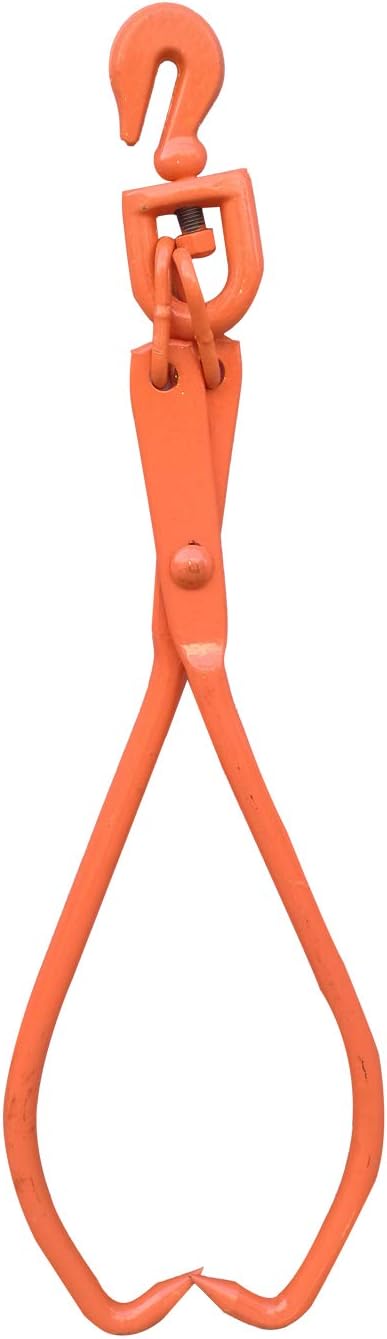 Skidding Tongs Log Lifting/Swivel Dragging Steel Tongs Log Lifting, Handling, Dragging & Carrying Tool / 32" Jaw Opening (32"-Swivel)