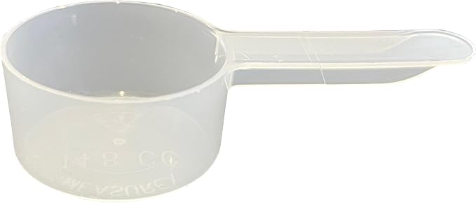 8 Teaspoon (39 mL | 1.32 Oz.) Short Handle Plastic Measuring Scoop for Coffee, Protein Powder, Spices, Grains, Dry Goods – Food-Grade BPA-Free (Pack of 10)