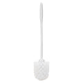 Rubbermaid Commercial Products Toilet Bowl Brush with Plastic Handle, 14.5-Inches, White, for Bathroom/Restroom, Pack of 24